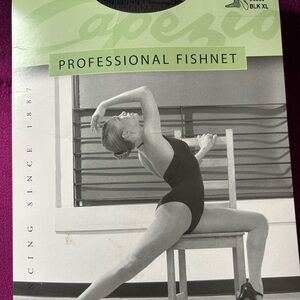 Capezio Black Fishnet Tights